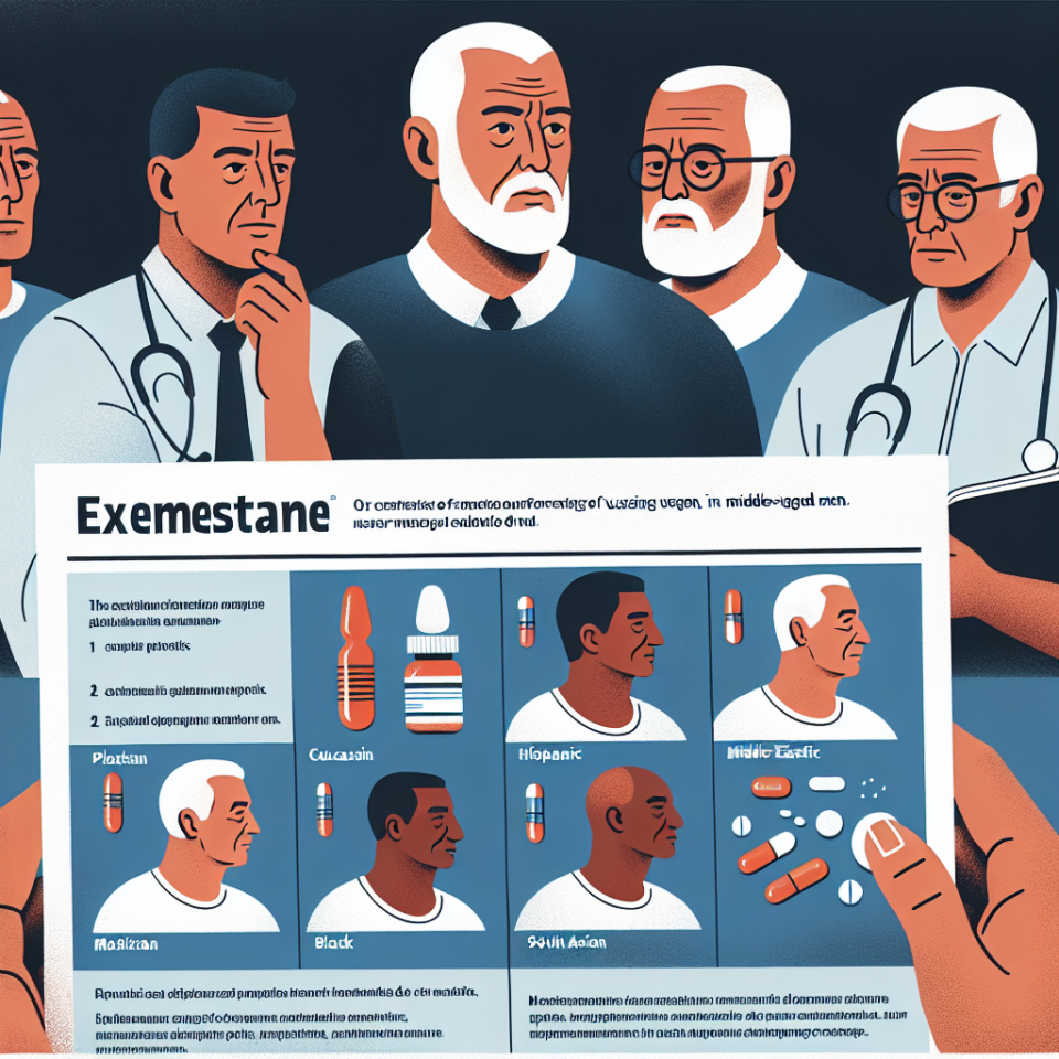 Caractéristiques de l'utilisation de l'exémestane chez les hommes d'âge moyen