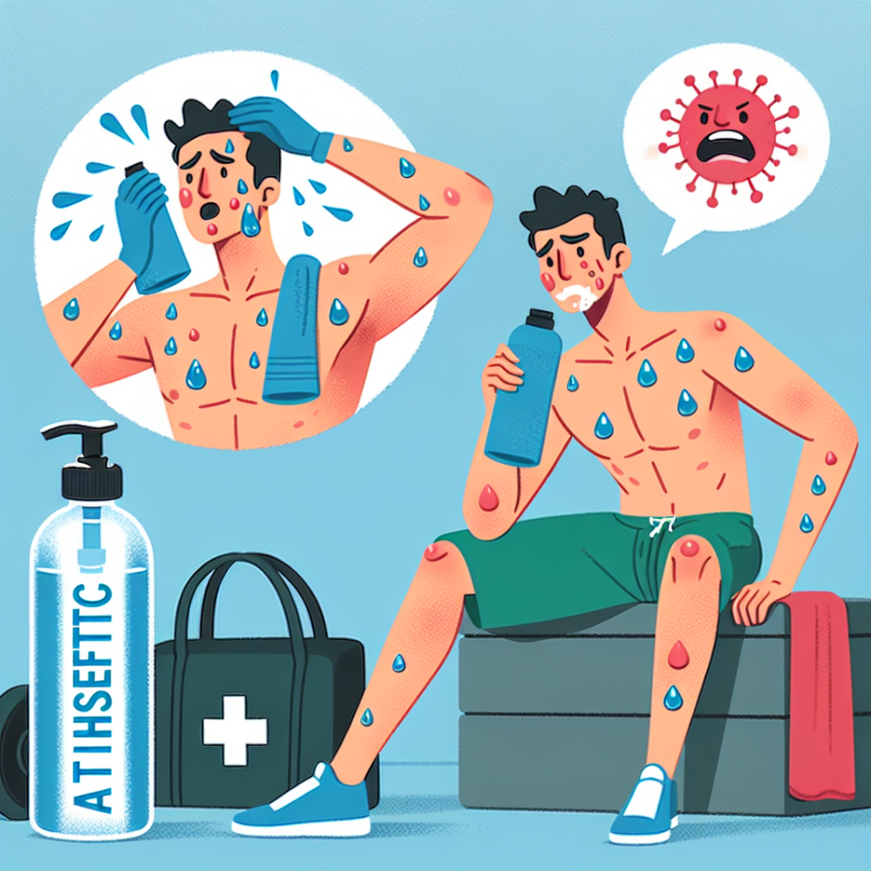 Eau germicide affecte-t-elle l'apparence de l'acné après l'entraînement ?