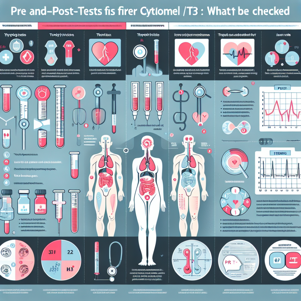 Tests pré et post-cours pour Cytomel (T3) : ce qu'il faut vérifier