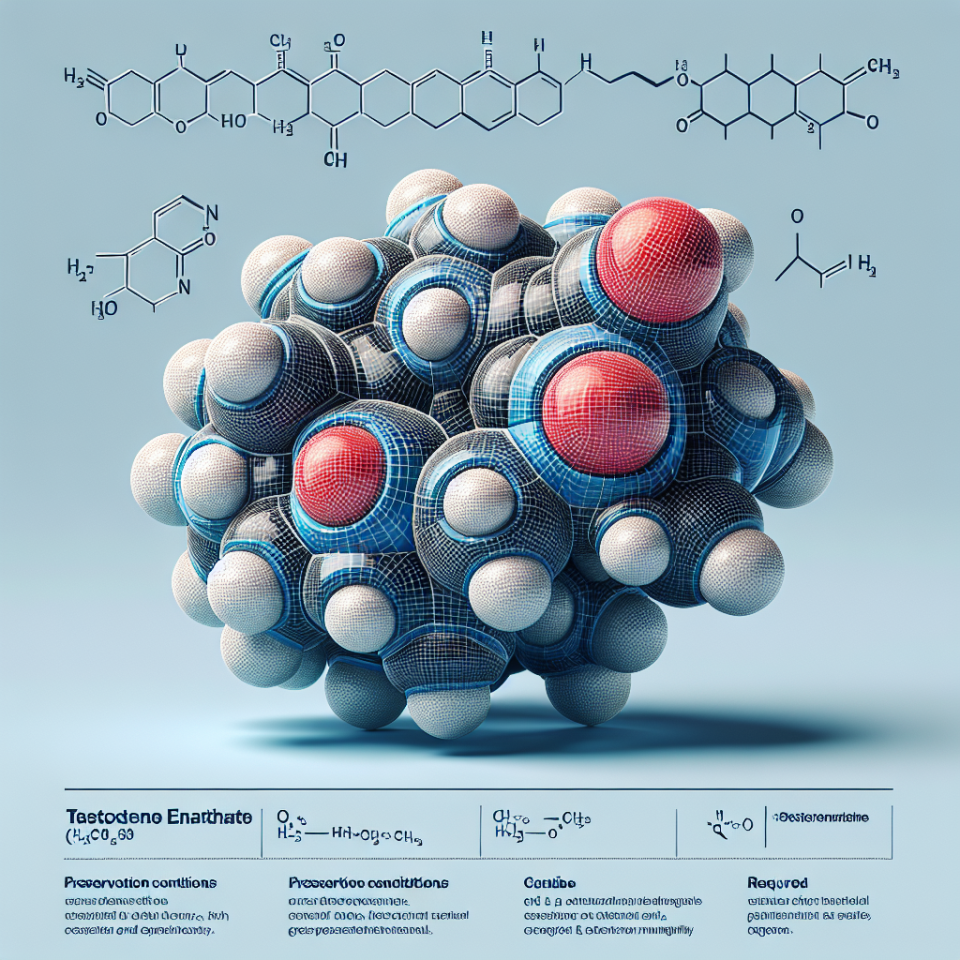 Caractéristiques de conservation de l'énanthate de testostérone