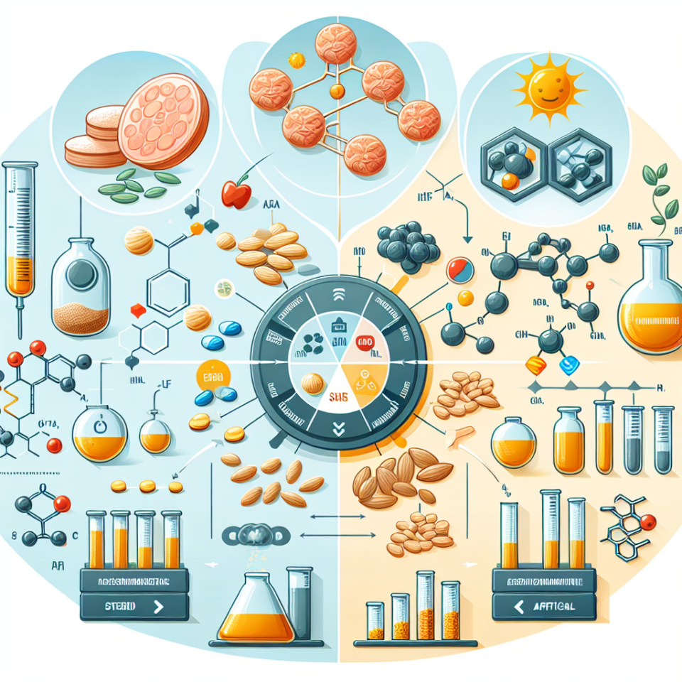 Comparaison des effets naturels et artificiels du Mélange de stéroïdes