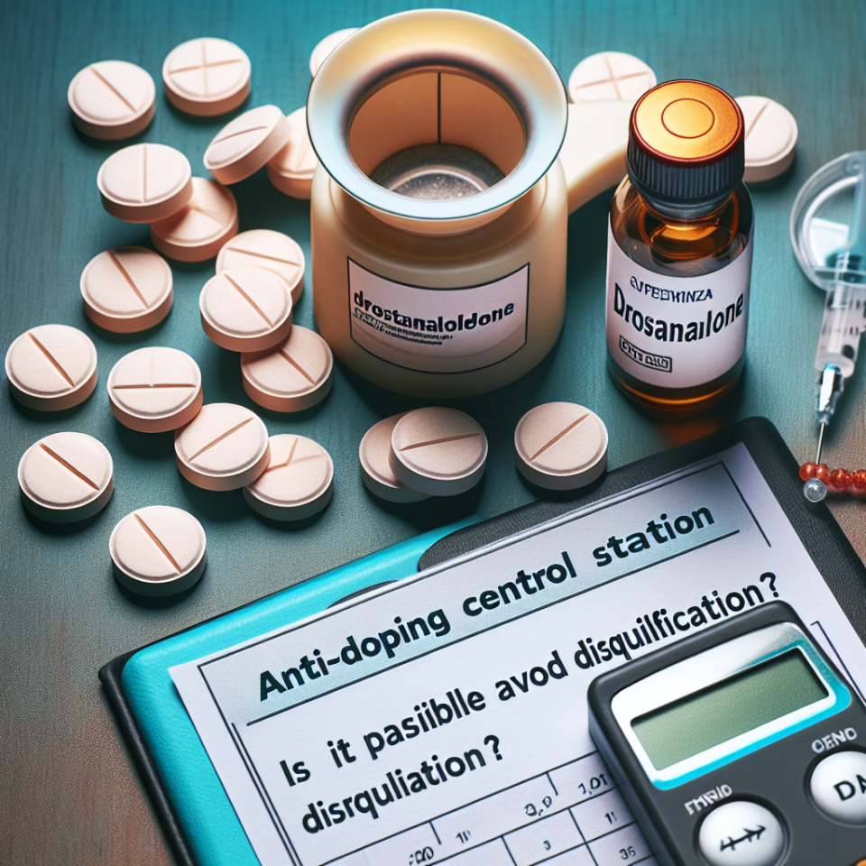 Comprimés de drostanolone et contrôle antidopage : est-il possible d'éviter la disqualification ?