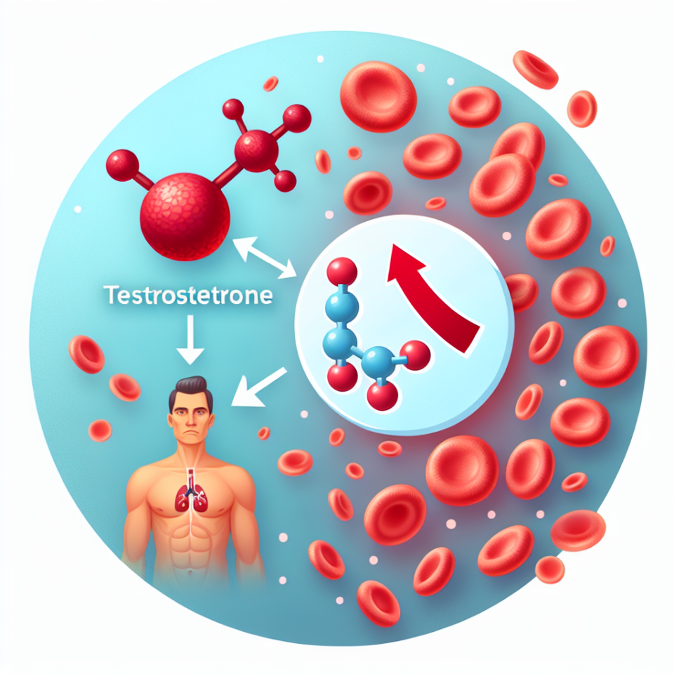 Effet de la testostérone sur l'augmentation du taux d'hémoglobine