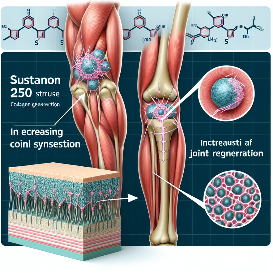 Sustanon 250 et son rôle dans l'augmentation de la synthèse du collagène pour la régénération des articulations