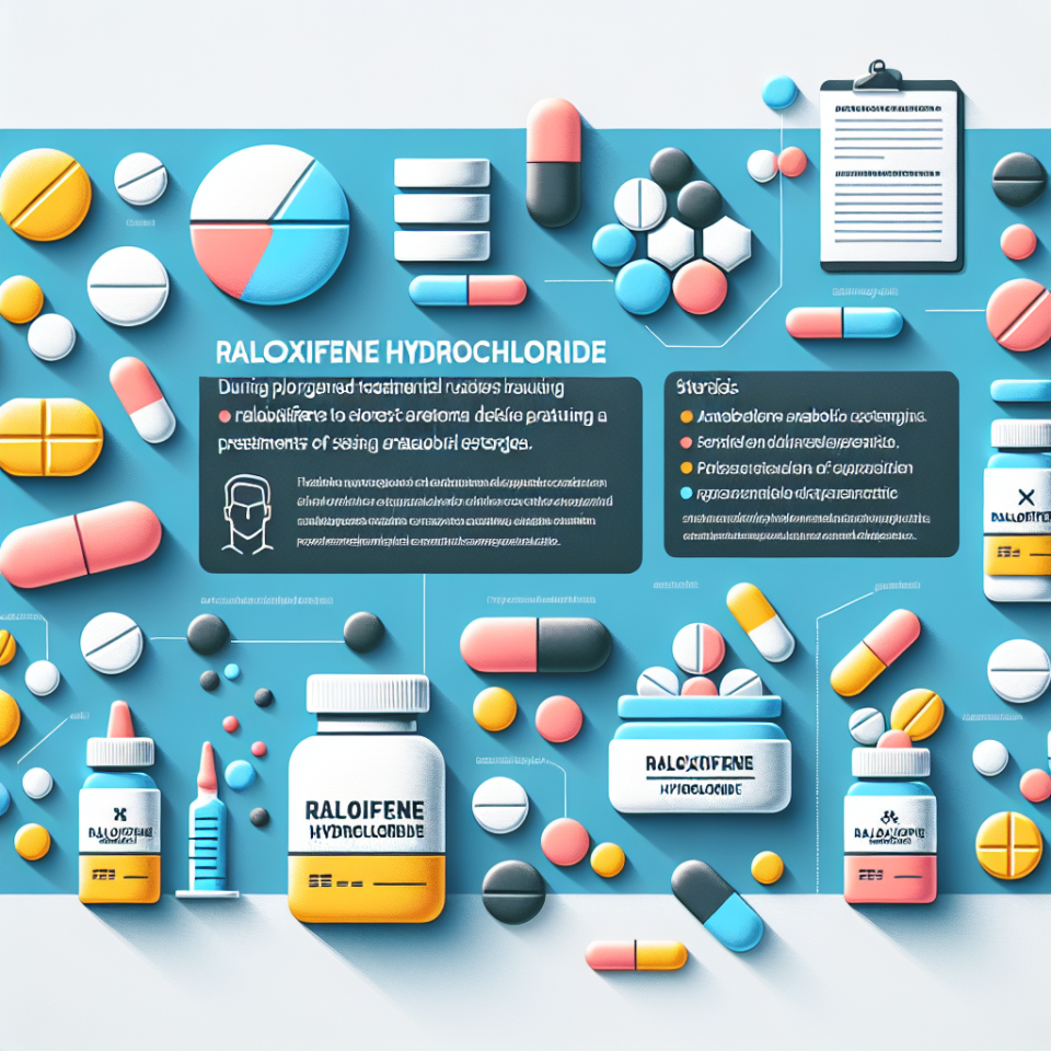 Caractéristiques de l'utilisation du chlorhydrate de raloxifène lors de traitements prolongés aux stéroïdes anabolisants