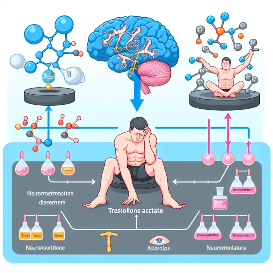 Comment l'acétate de trestolone affecte l'équilibre des neurotransmetteurs