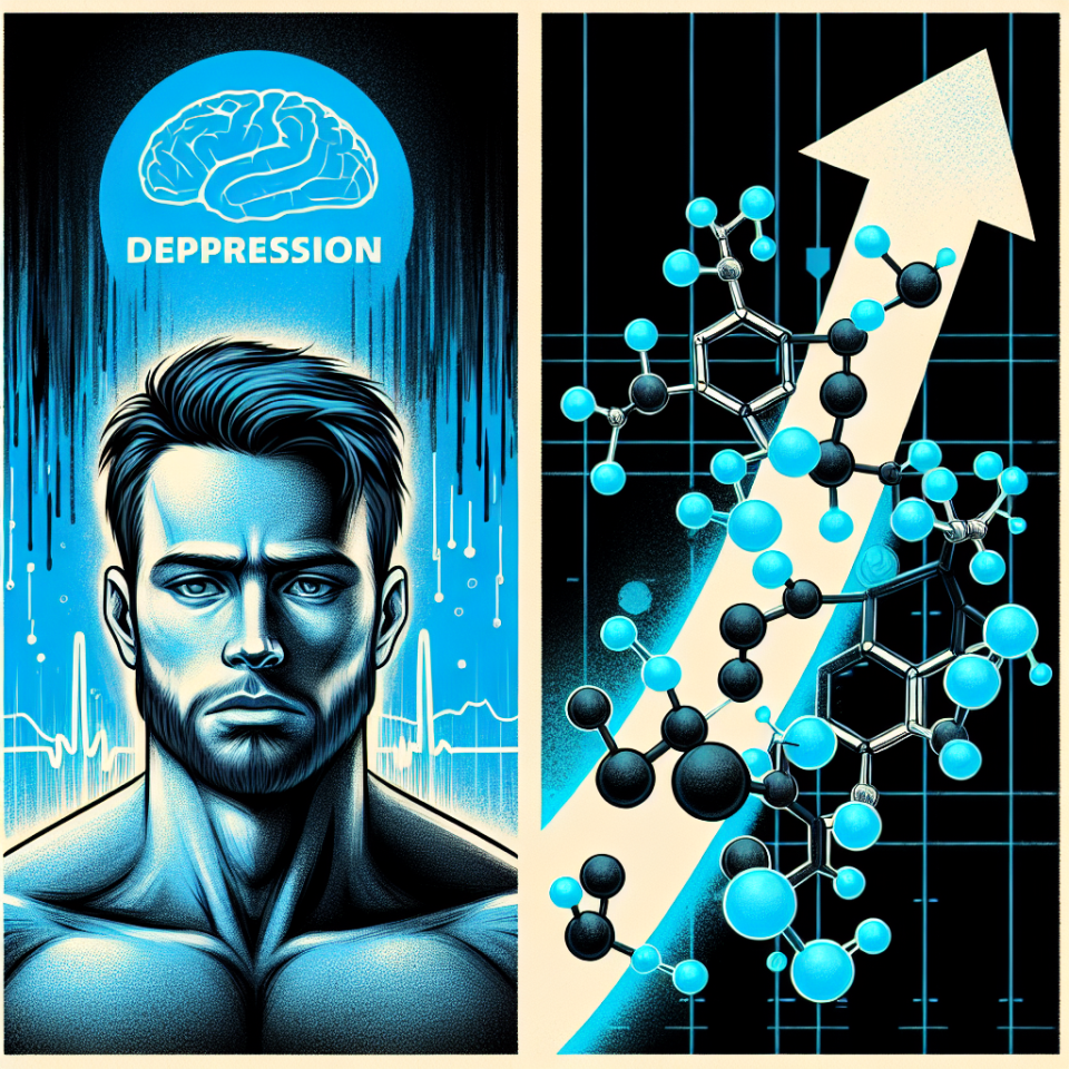 Relation entre dépression et taux de testostérone