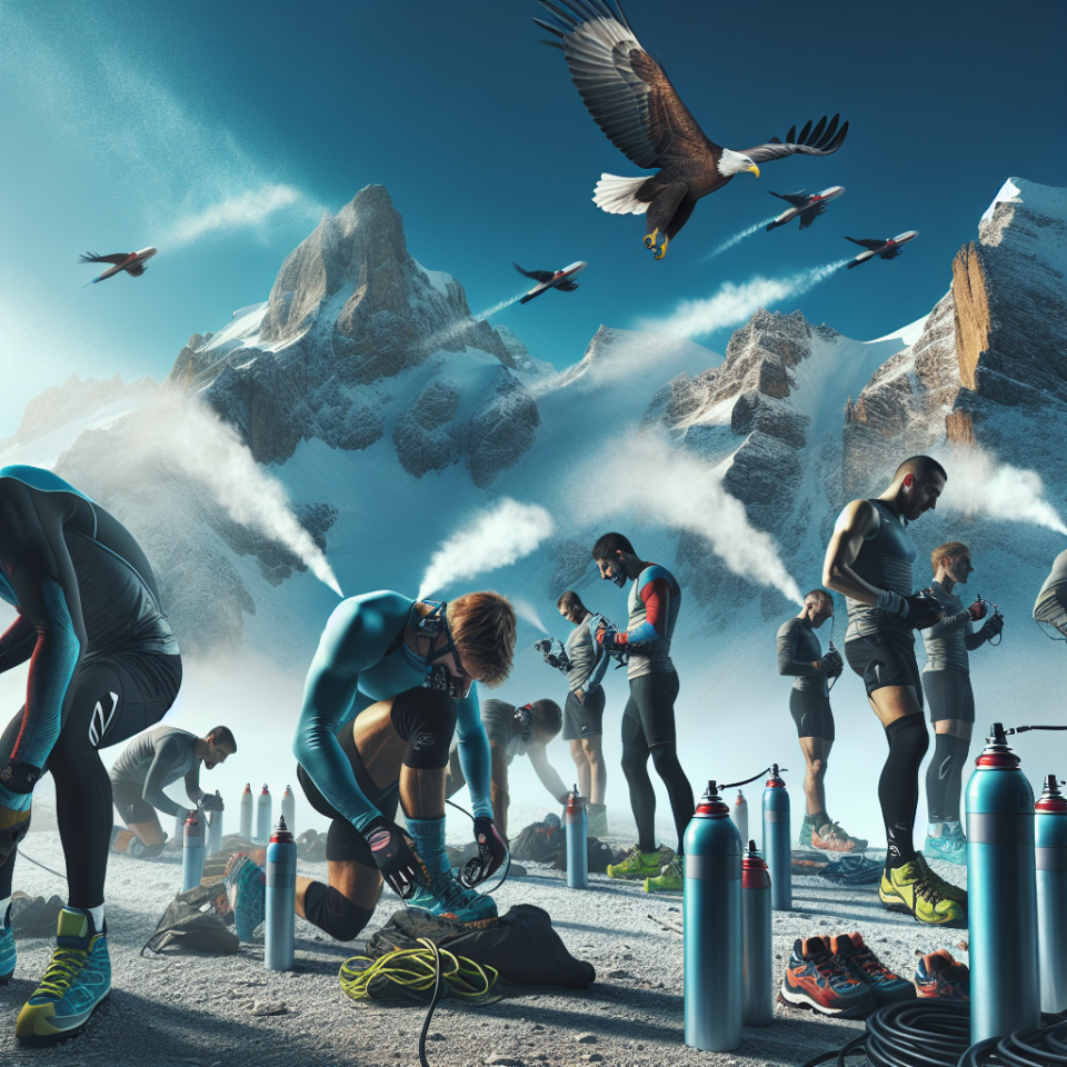 Utilisation des sprays pour s'adapter à l'entraînement en haute altitude