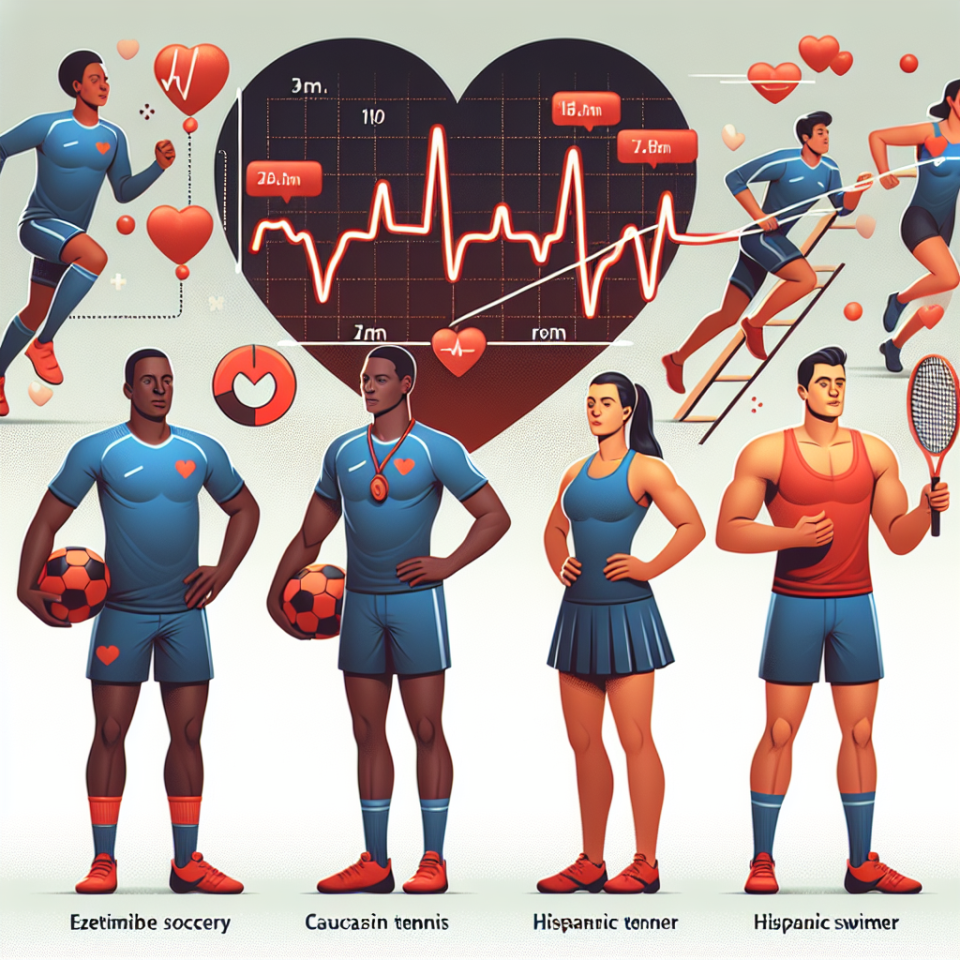 Effet de l'ézétimibe sur les taux de lipides chez les athlètes présentant des risques cardiovasculaires