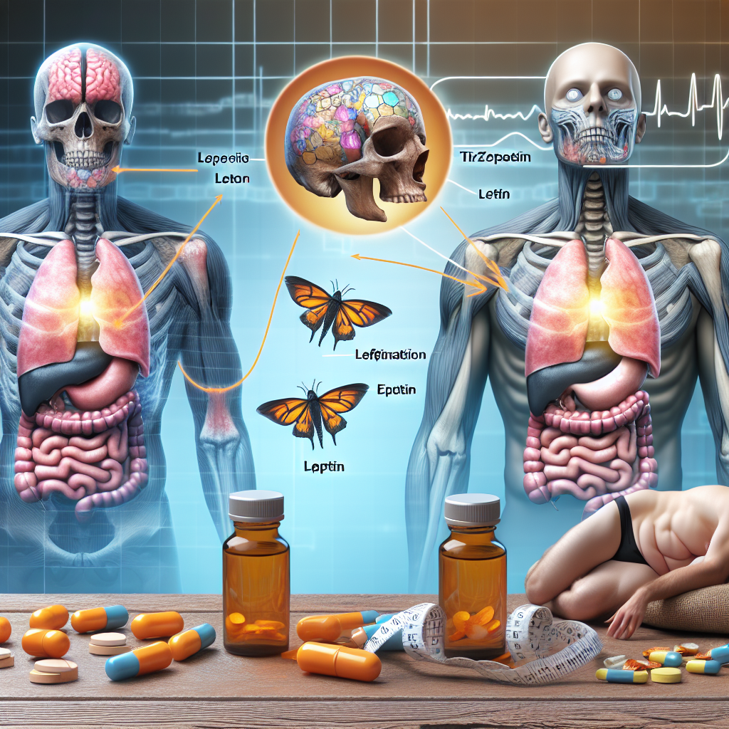 Effet du tirzépatide sur la régulation de la leptine