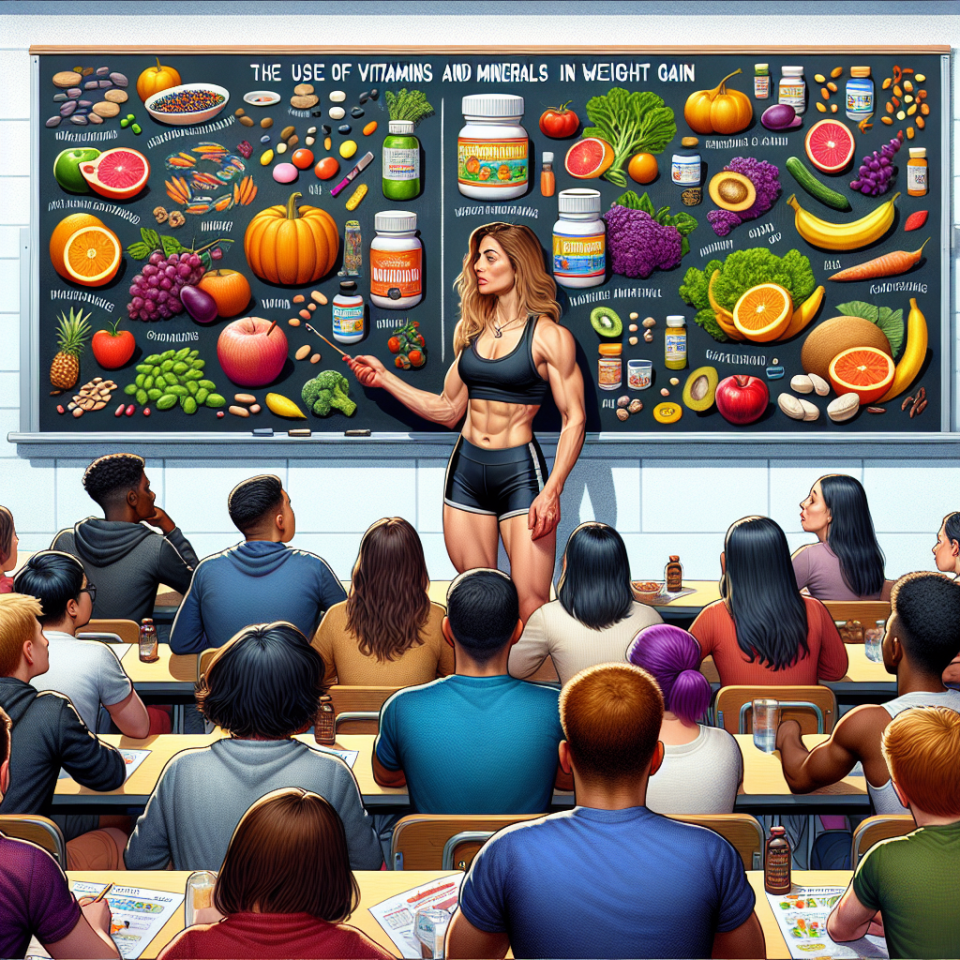 L'utilisation de vitamines et de minéraux pour soutenir la prise de masse Cours