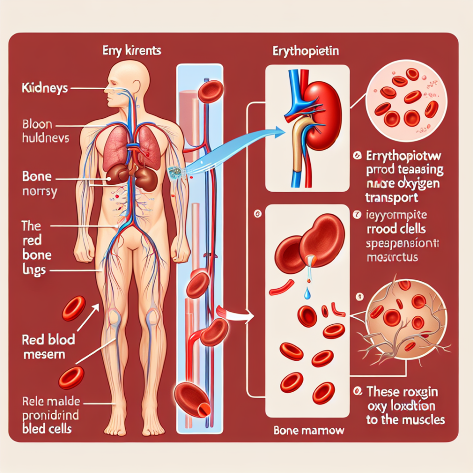 Le rôle de l'érythropoïétine dans l'augmentation du transport d'oxygène vers les muscles ?