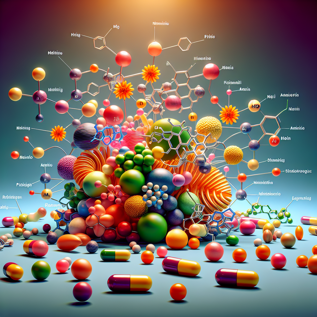 Les vitamines en association avec les acides aminés en pharmacologie