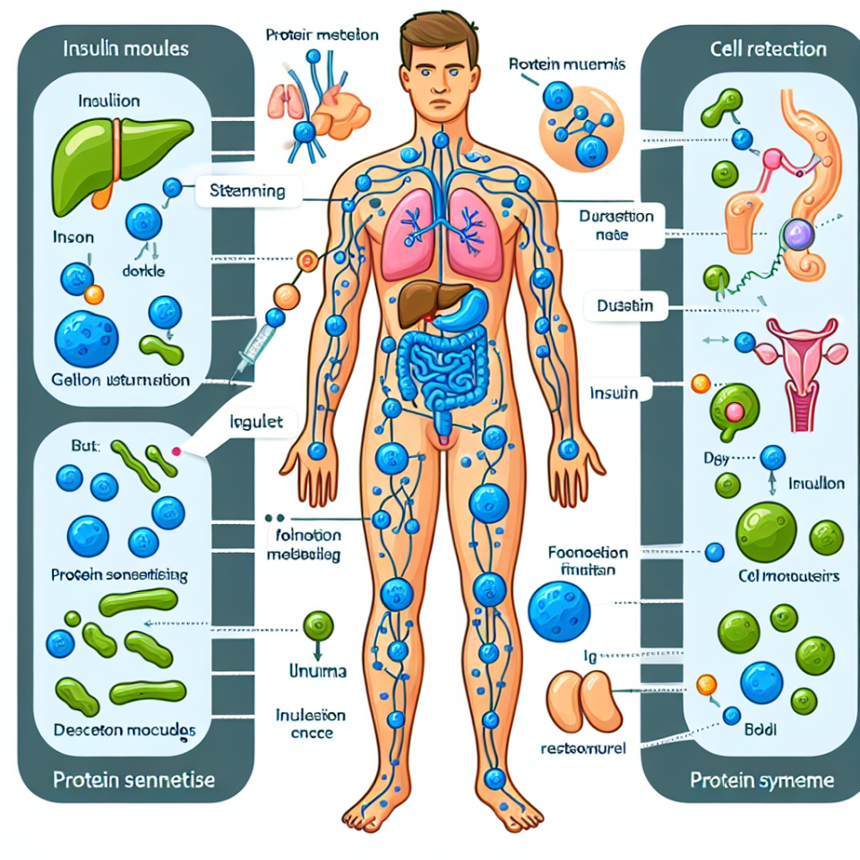 Régulation du métabolisme des protéines sous l'influence de l'insuline