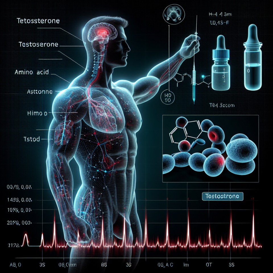 Testostérone et profil sanguin en acides aminés